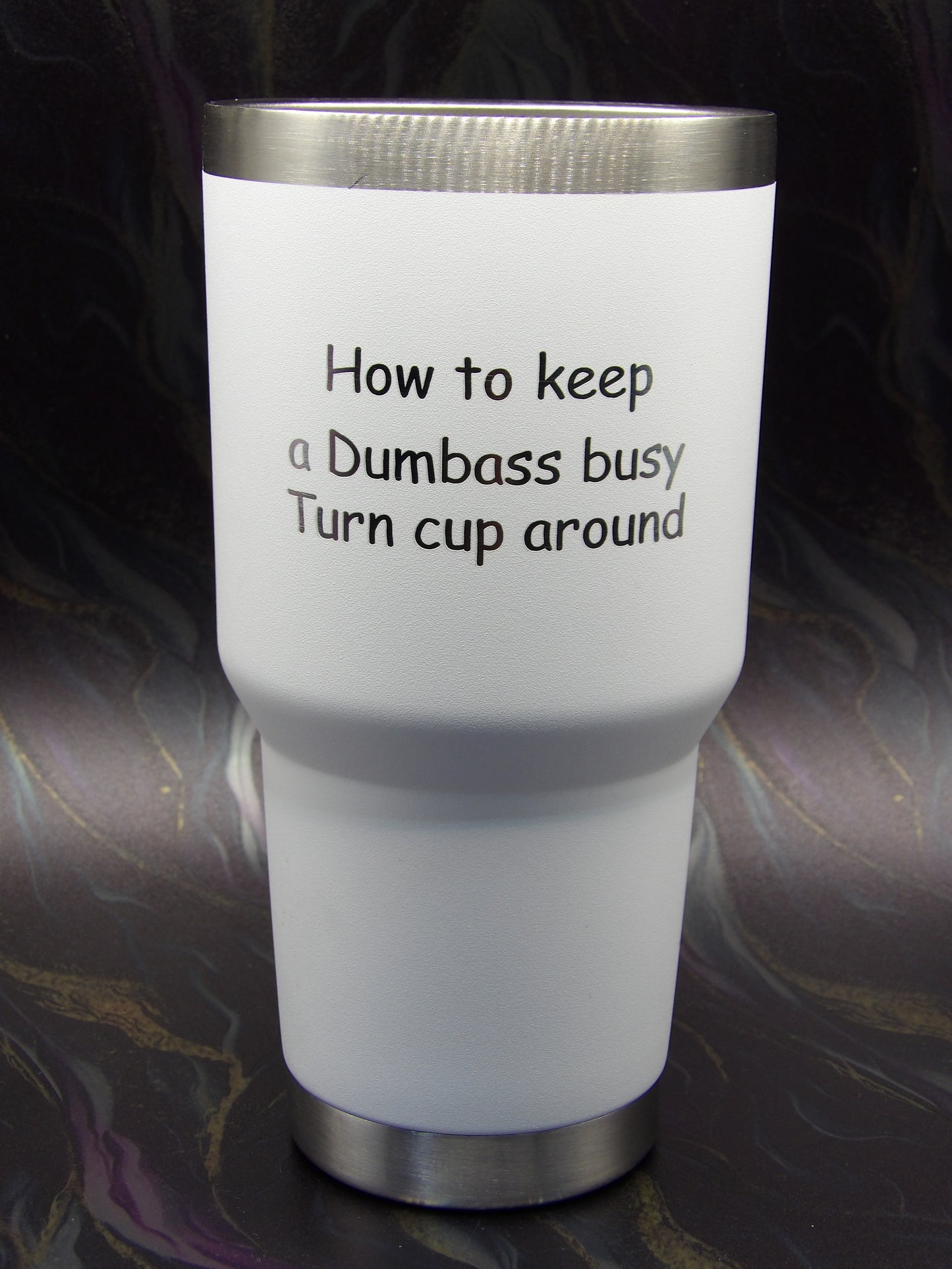 How To Keep A Dumba** Busy Tumbler