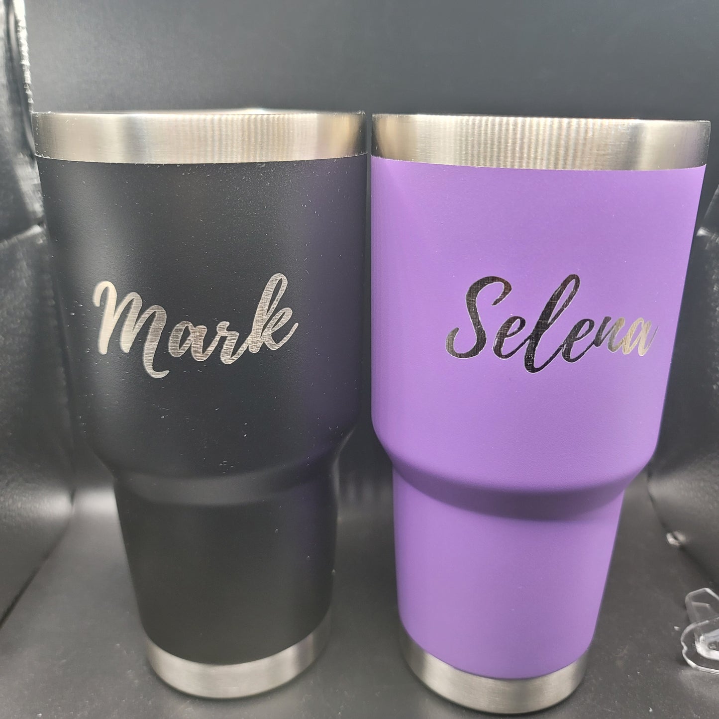 Custom Laser Engraved Stainless Steel Tumbler