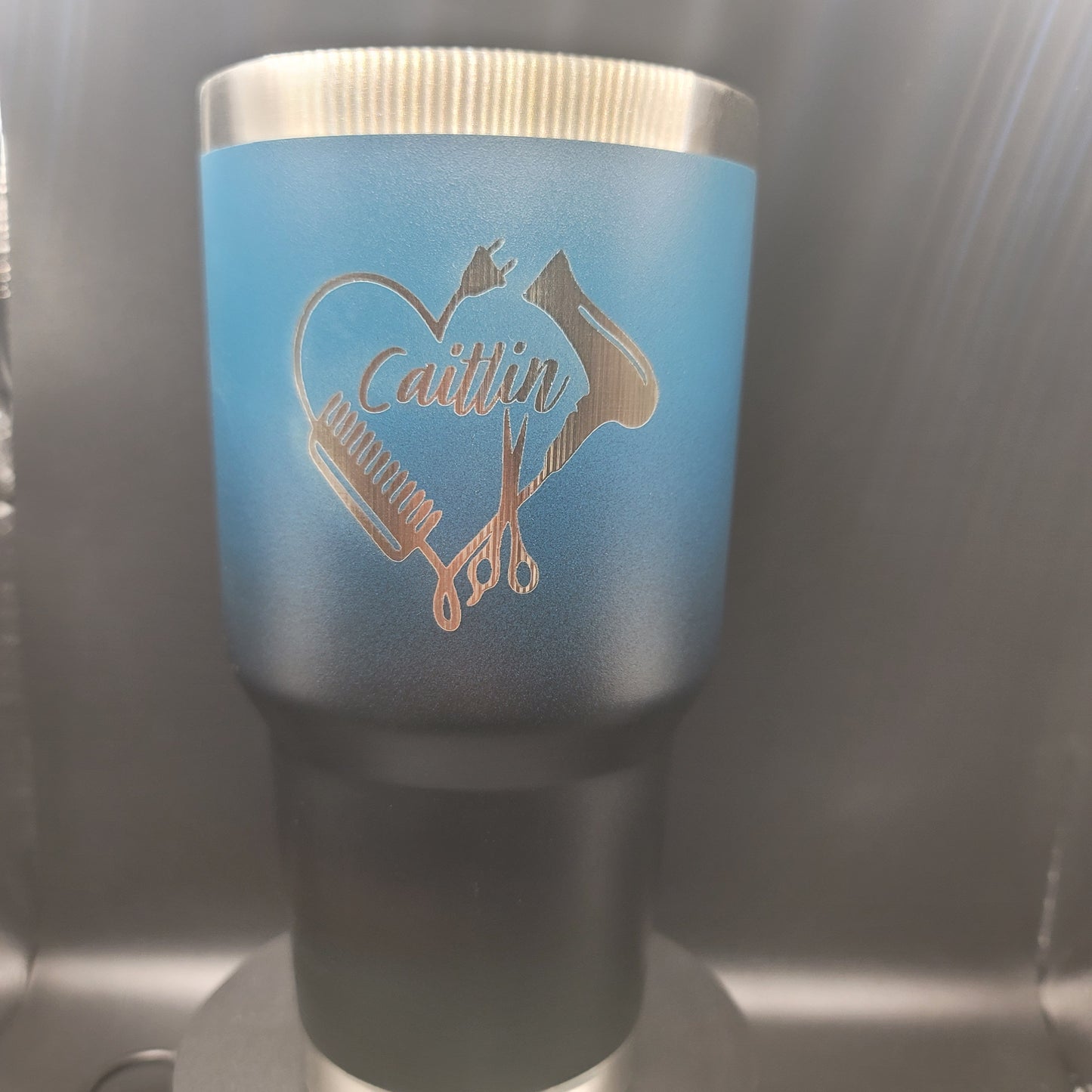 Custom Laser Engraved Stainless Steel Tumbler